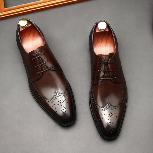 Mayfair Noir – Wingtip-Oxford aus Vollleder