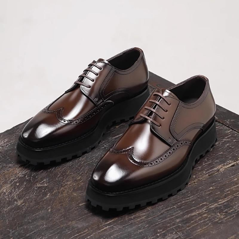 Verona Ridge – Brogue Derby mit Profilsohle